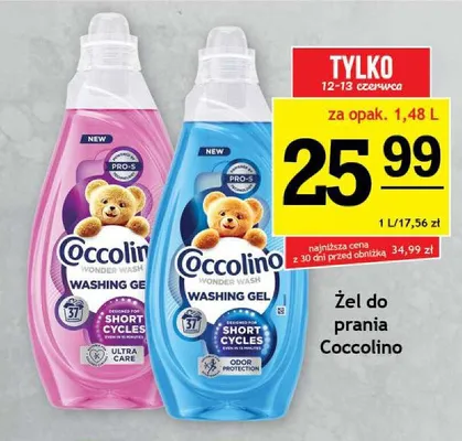Żel do prania Coccolino Wonder Wash Ultra Care promocja w Gram Market