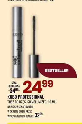 Tusz do rzęs Kobo Professional Sovolumized promocja w Drogerie Natura