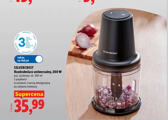Rozdrabniacz uniwersalny Silvercrest promocja w Lidl