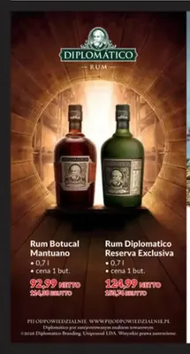 Rum Botucal Mantuano promocja w Makro