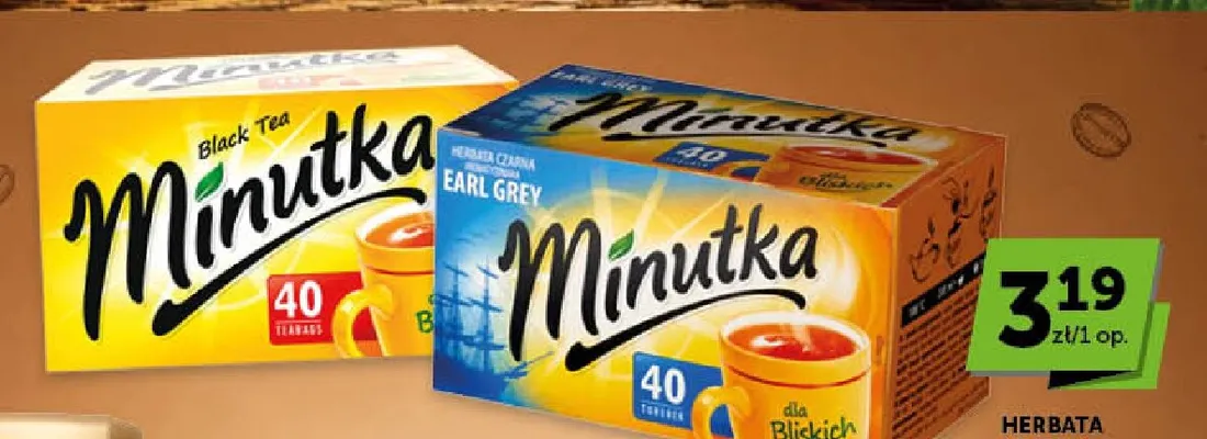 Herbata Minutka Earl Grey promocja w Groszek