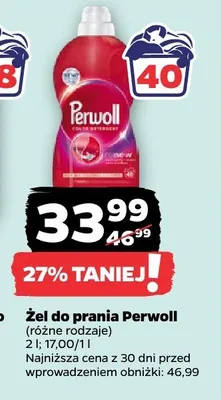 Żel do prania Perwoll promocja w Netto