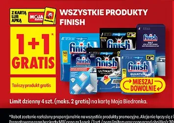 Produkty Finish promocja w Biedronka
