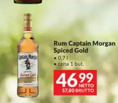 Rum Captain Morgan Spiced Gold promocja w Makro