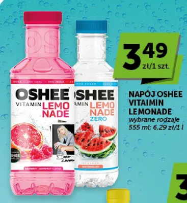 Napój Oshee Vitamin Lemonade Raspberry Grapefruit promocja w Groszek