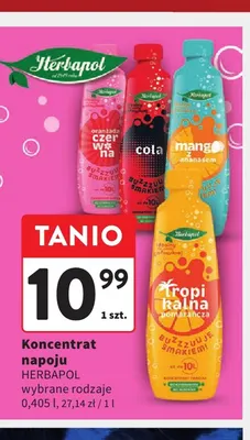 Koncentrat napoju Herbapol promocja w Intermarche