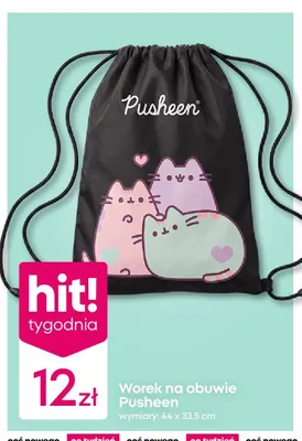 Worek na obuwie Pusheen promocja w Pepco