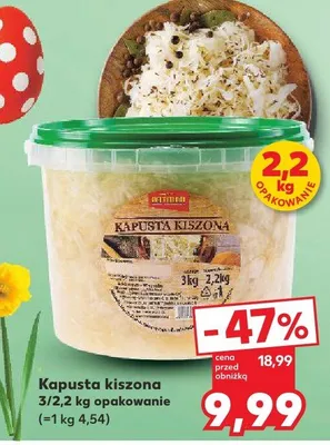 Kapusta kiszona promocja w Kaufland