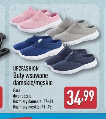 Buty wsuwane UP2FASHION promocja w Aldi