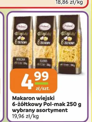 Makaron wiejski 6-żółtkowy Pol-mak Krajanka promocja w Gama