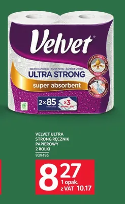 Ręcznik papierowy Velvet Ultra Strong promocja w Selgros
