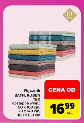 Ręcznik Bath Tex promocja w Carrefour