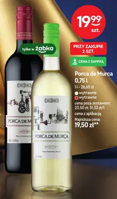 Wino białe Porca de Murça Branco promocja w Żabka