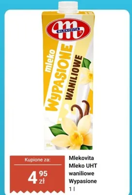 Mleko UHT waniliowe Wypasione promocja w Dino