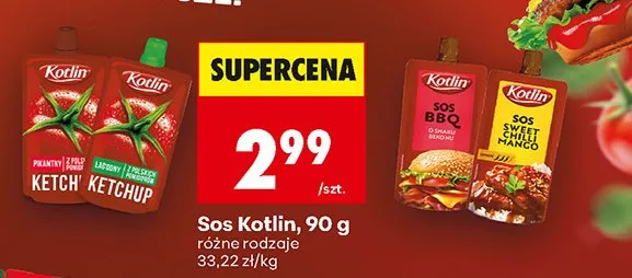 Sos różne rodzaje promocja w Biedronka