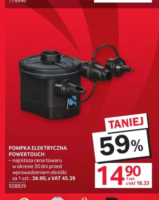 Pompka elektryczna Powertouch promocja w Selgros