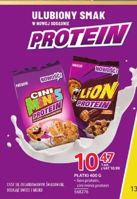 Płatki cini minis protein promocja w Selgros