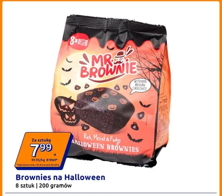 Brownies na Halloween Mr. Brownie promocja w Action