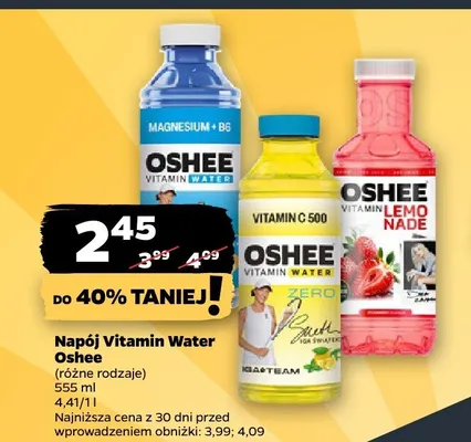 Napój Vitamin Water różne rodzaje promocja w Netto