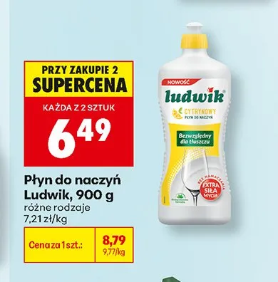 Płyn do naczyń Ludwik promocja w Biedronka