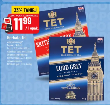 Herbata british blend promocja w POLOmarket