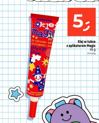 Klej w tubce z aplikatorem Magic promocja w Dealz