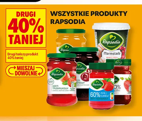 Produkty Rapsodia promocja w Biedronka