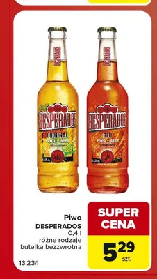 Piwo Desperados Red promocja w Carrefour Market