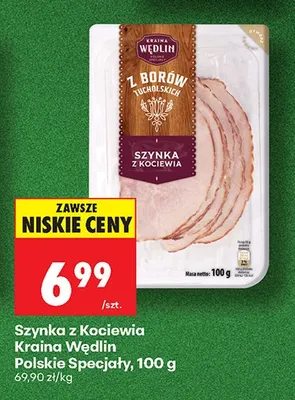 Szynka z Kociewia Kraina Wędlin Polskie Specjały promocja w Biedronka