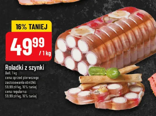 Roladki z szynki promocja w POLOmarket
