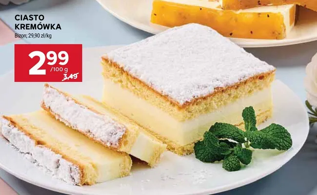 Ciasto kremówka promocja w Stokrotka