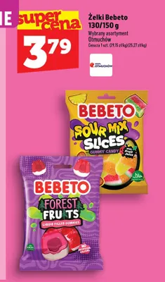 Żelki Bebeto Forest Fruits promocja w TOPAZ