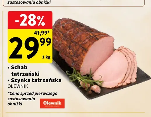 Schab tatrzański Olewnik promocja w Intermarche