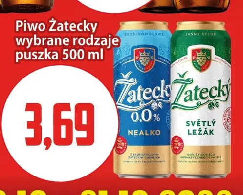 Piwo Žatecký Světlý Ležák promocja w Kupiec