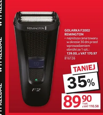 Golarka Remington F2002 promocja w Selgros