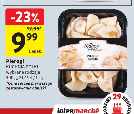 Pierogi Kuchnia Polki promocja w Intermarche