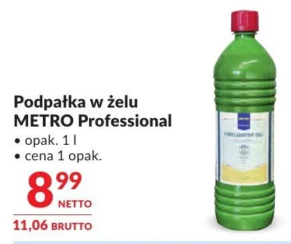 Podpałka w żelu METRO Professional promocja w Makro