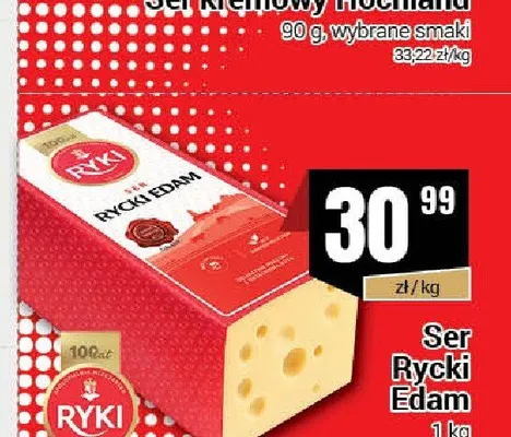 Ser Rycki Edam promocja w Premium Nasz Sklep