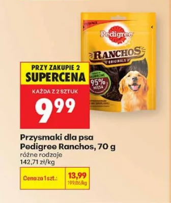 Przysmaki dla psa Pedigree Ranchos promocja w Biedronka