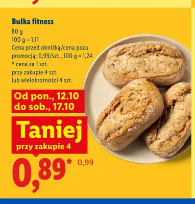 Bułka fitness promocja w Lidl