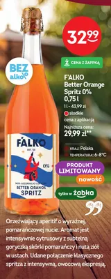 Aperitif bezalkoholowy F'Alko Better Orange Spritz 0% promocja w Żabka