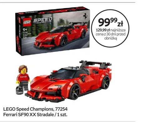 Klocki LEGO Speed Champions 77254 Ferrari SF90 XX Stradale promocja w Empik