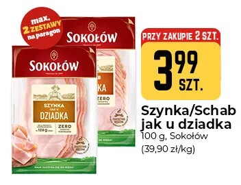 Szynka jak u dziadka Sokołów promocja w Społem Częstochowa