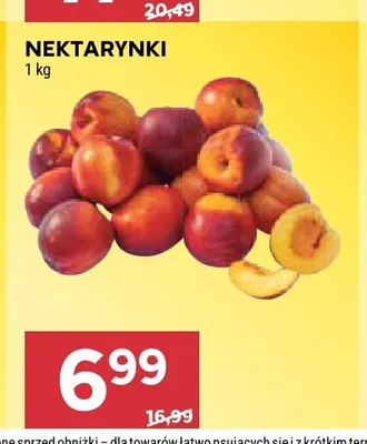 Nektarynki promocja w Stokrotka