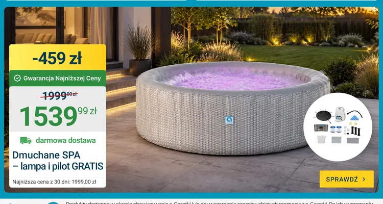 Dmuchane SPA promocja w ERLI