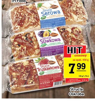 Strucla truskawkowa Oskroba promocja w Gram Market