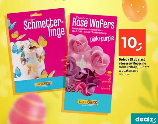 Ozdoby 3D do ciast i deserów różne rodzaje promocja w Dealz