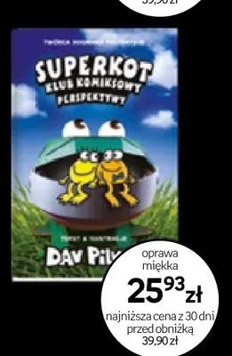 Książka Superkot Klub Komiksowy Perspektywy oprawa miękka promocja w Empik