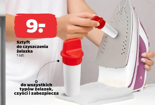 Sztyft do czyszczenia żelazka promocja w Netto