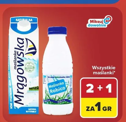 Maślanki promocja w Carrefour Market